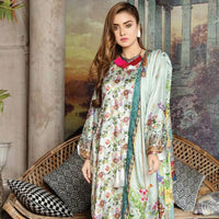 Mahjabeen embroidered Linen -054 (Fun Dressing)