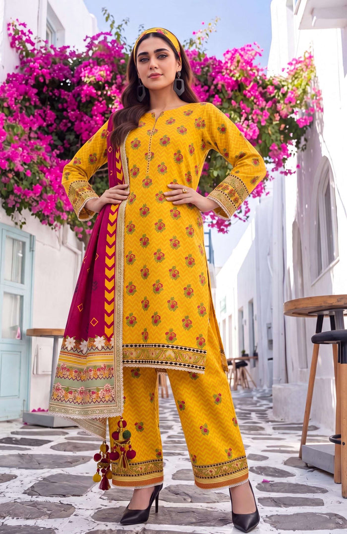 Coco Cords by Al Zohaib Printed Lawn Design-8