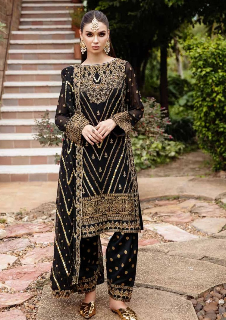 Freesia Luxury Chiffon Un-stitched 3PC – Angelien – FS-40012