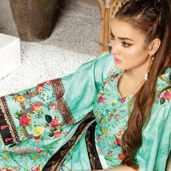 Mahjabeen embroidered Linen – 055 (Fall Fashion)