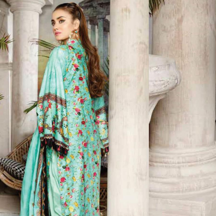 Mahjabeen embroidered Linen – 055 (Fall Fashion)