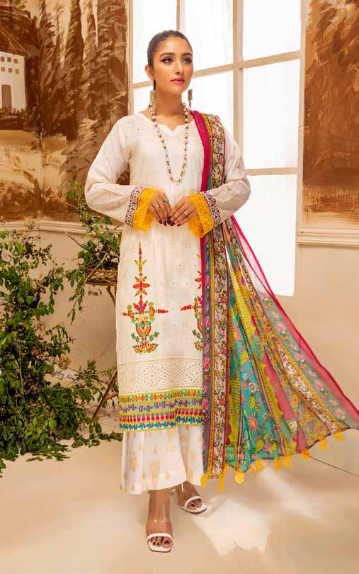 Rangoon Chickenkari Emb By Arham Vol – – 09