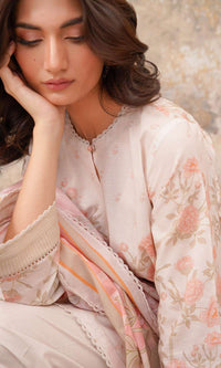 Sahar Selene Unstitched Lawn Exclusive – Pastel Poise