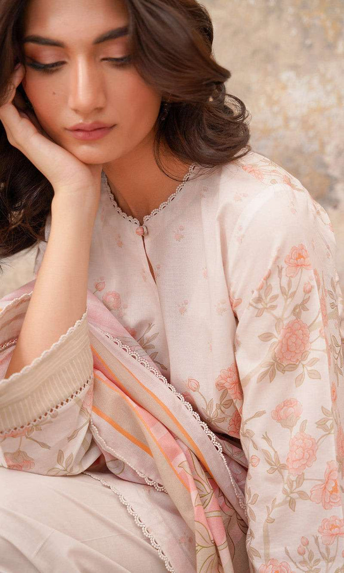 Sahar Selene Unstitched Lawn Exclusive – Pastel Poise