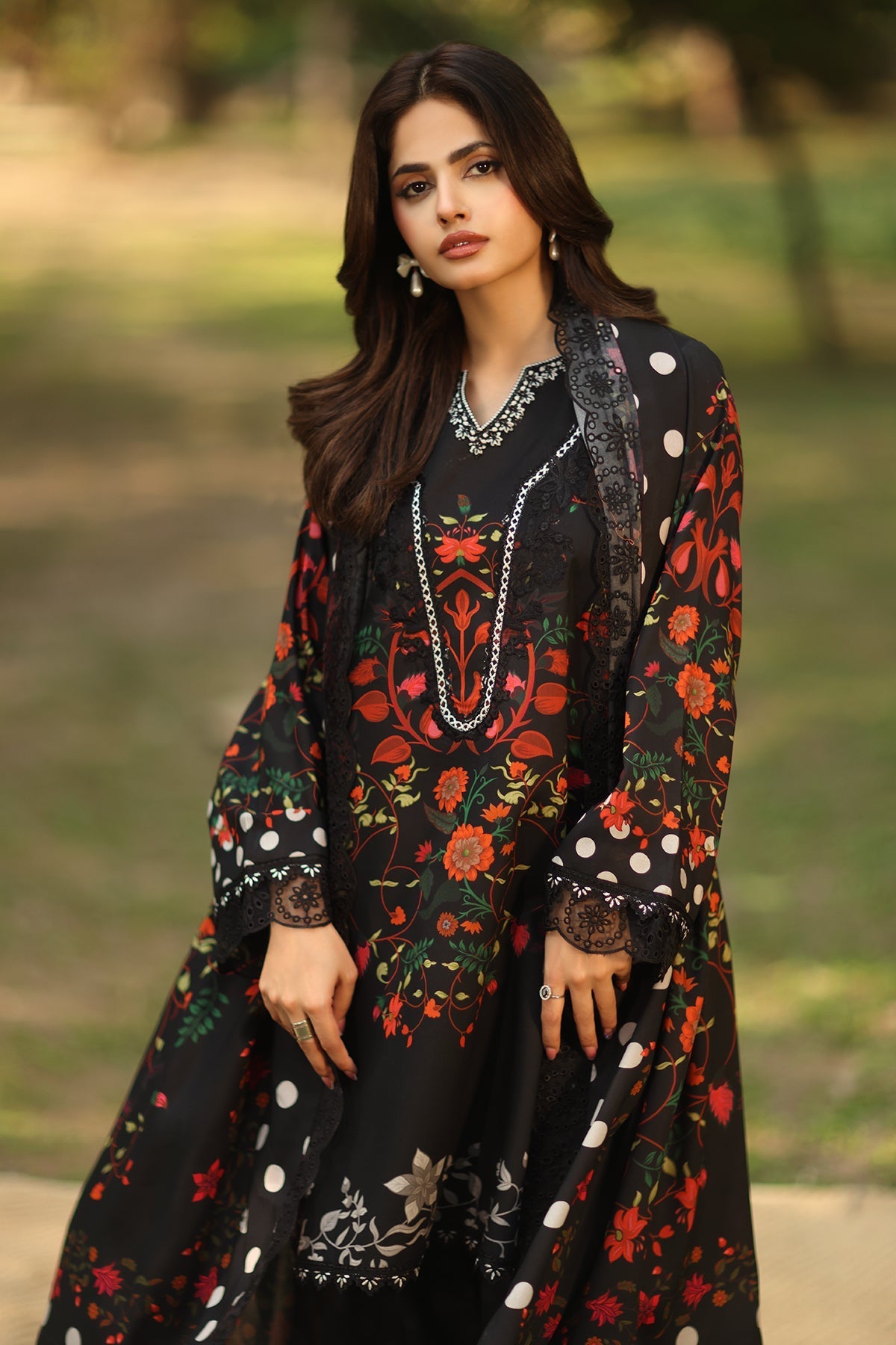 Charizma Aniq Winter – Embroidered Linen ANW6-13