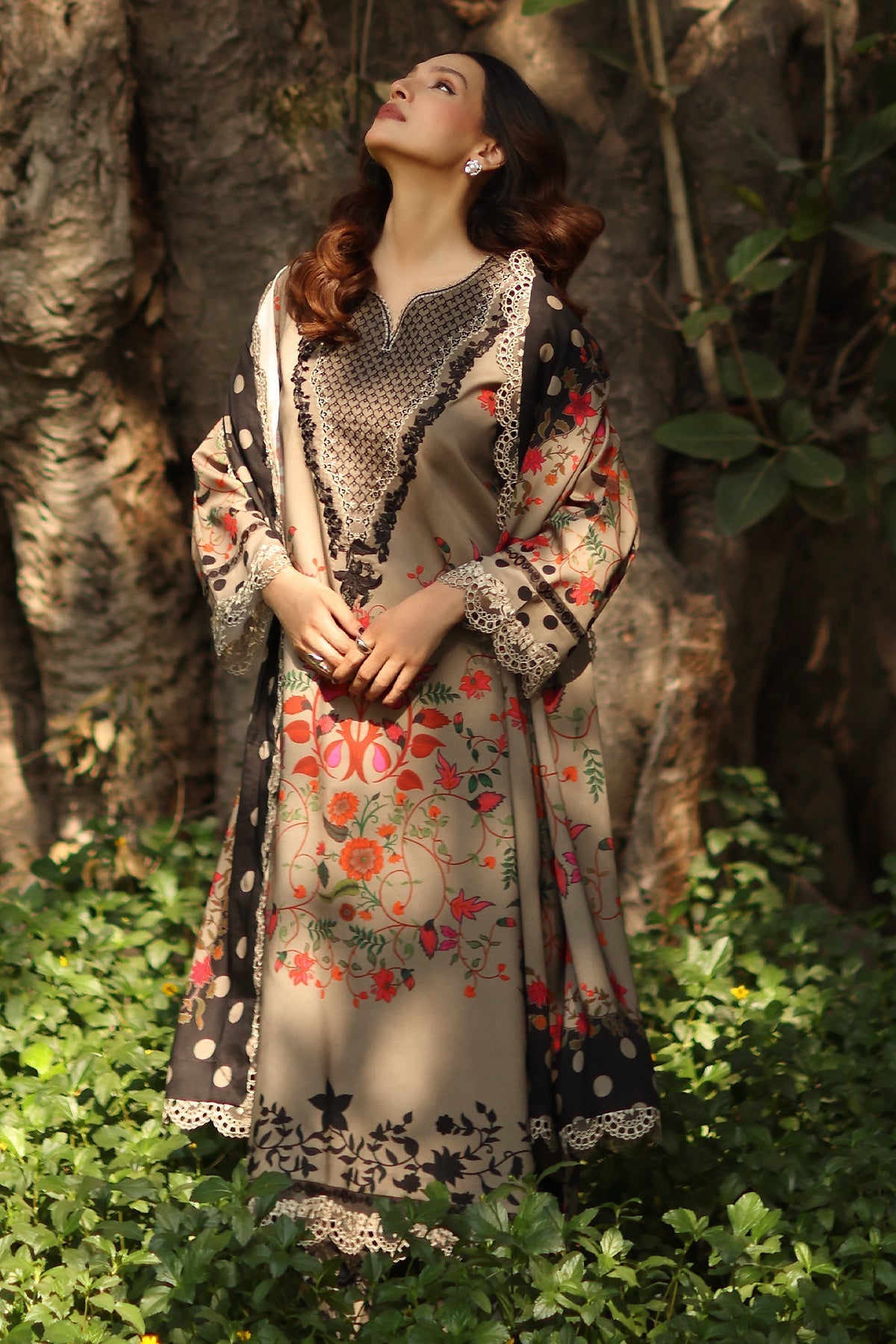 Charizma Aniq Winter – Embroidered Linen ANW6-12