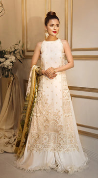 Anaya by Kiran Chaudhry Luxury Festive – White Fantasy ALF-02