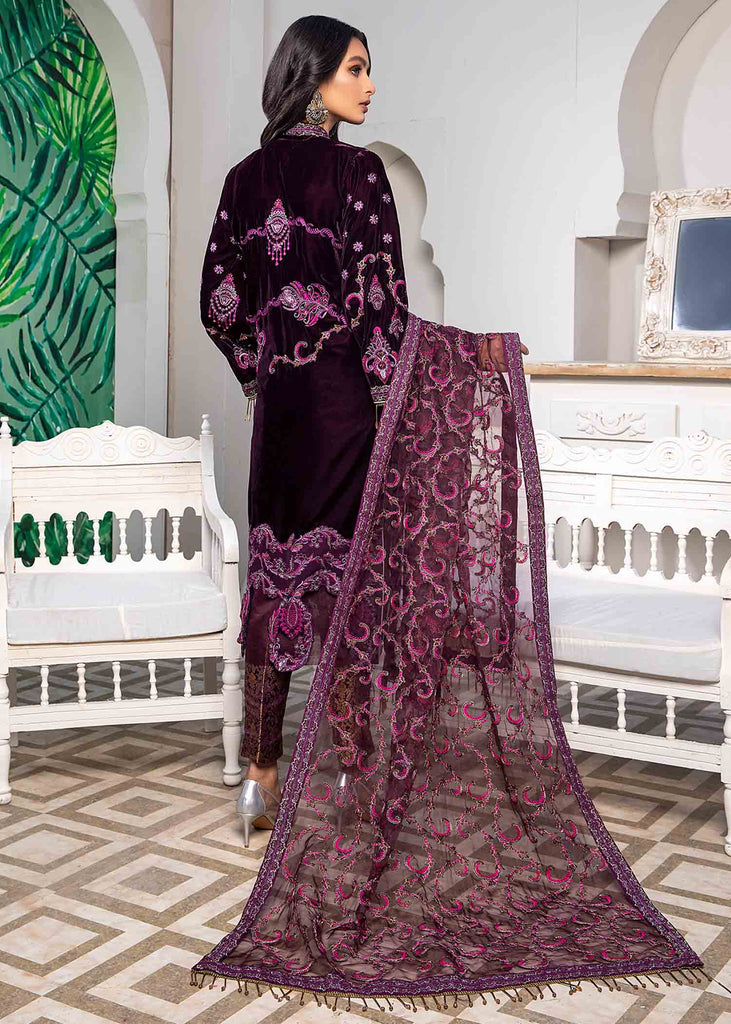 Azal Amirah Luxury Velvet – Amaranth 05