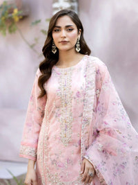 Mahiye By Noors Organza Semi Stitched Collection – D2