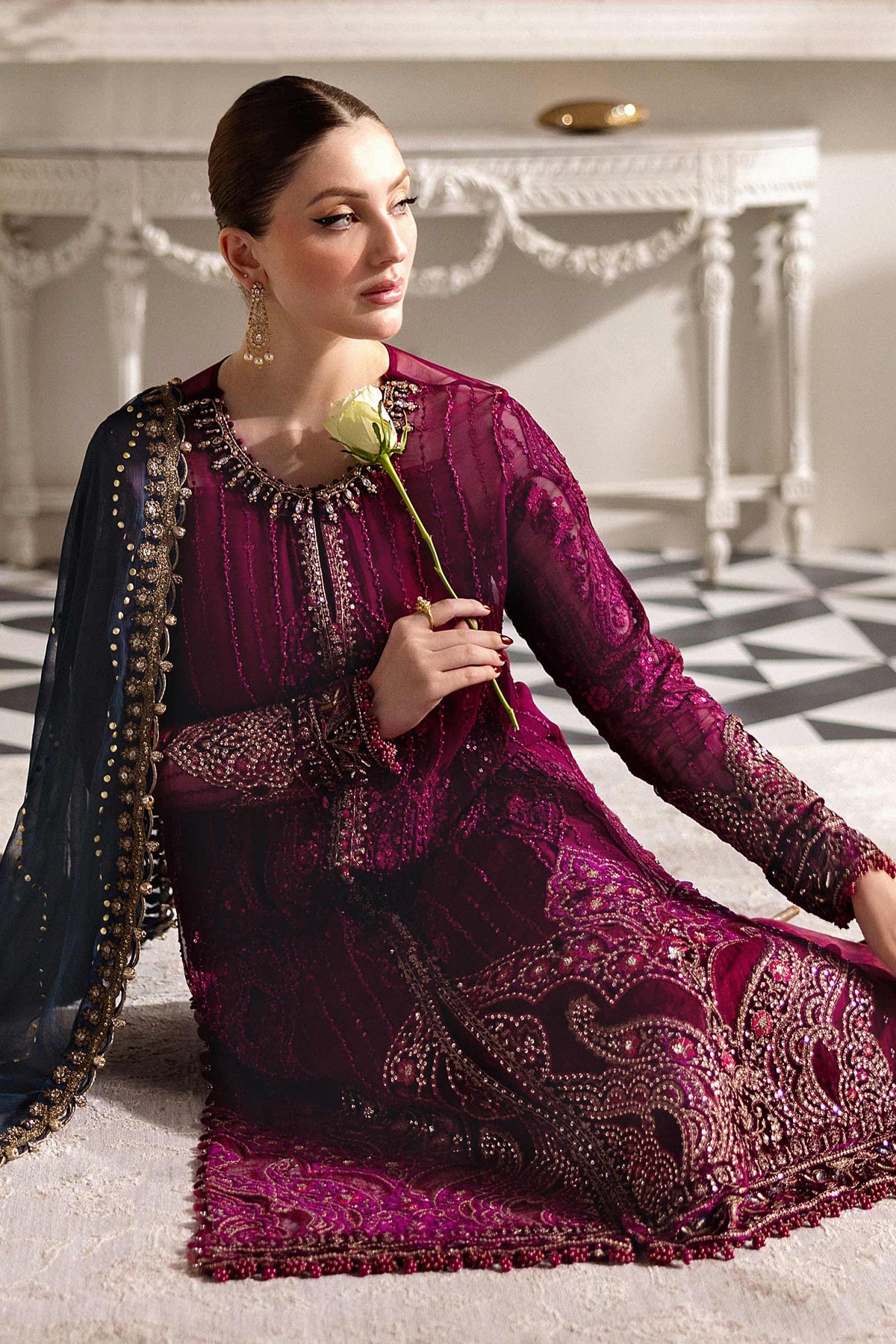 MARIA.B Chiffon Luxury Formals – MPC-25-102
