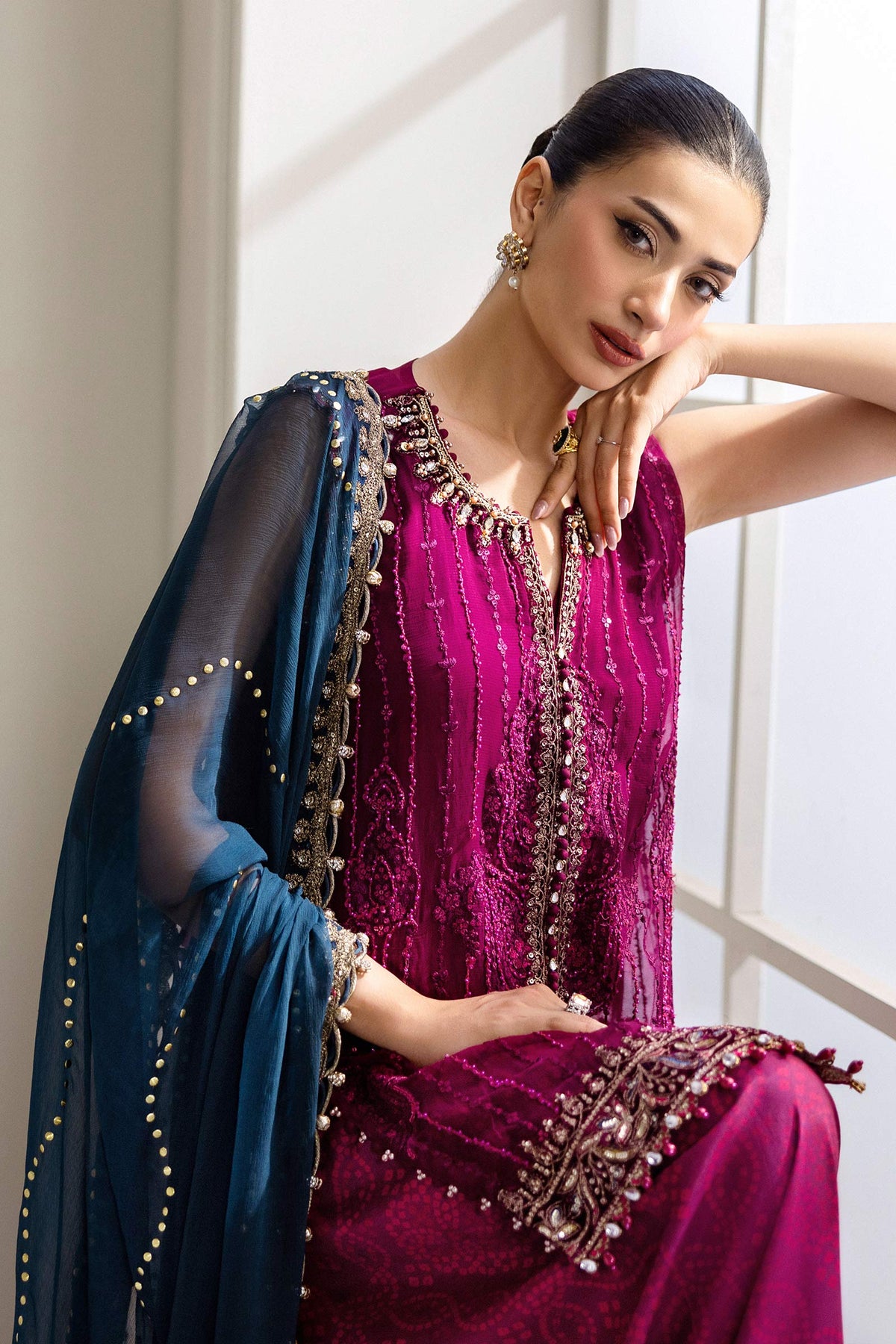 MARIA.B Chiffon Luxury Formals – MPC-25-102