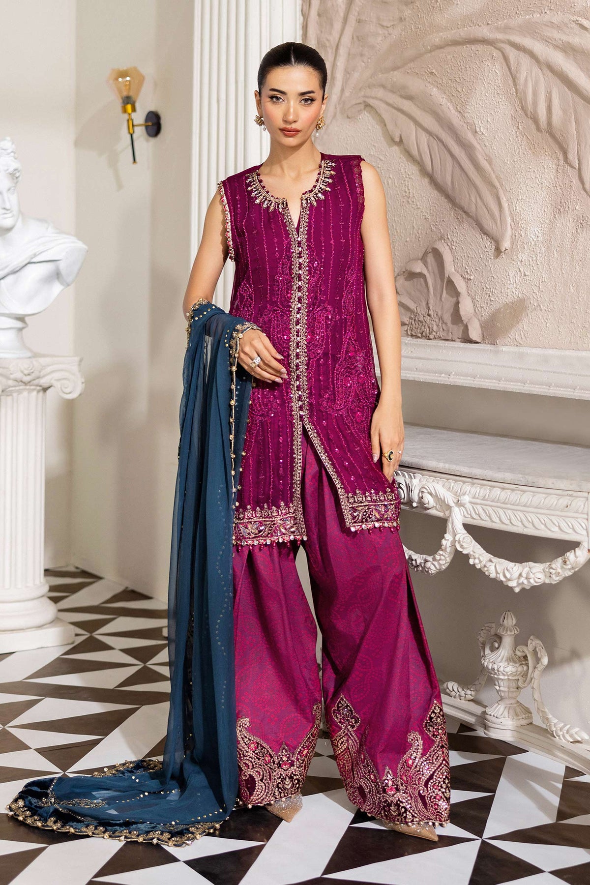 MARIA.B Chiffon Luxury Formals – MPC-25-102