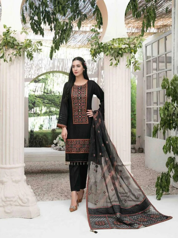 Aanchal Luxury Lawn by Tawakkal – D-6741