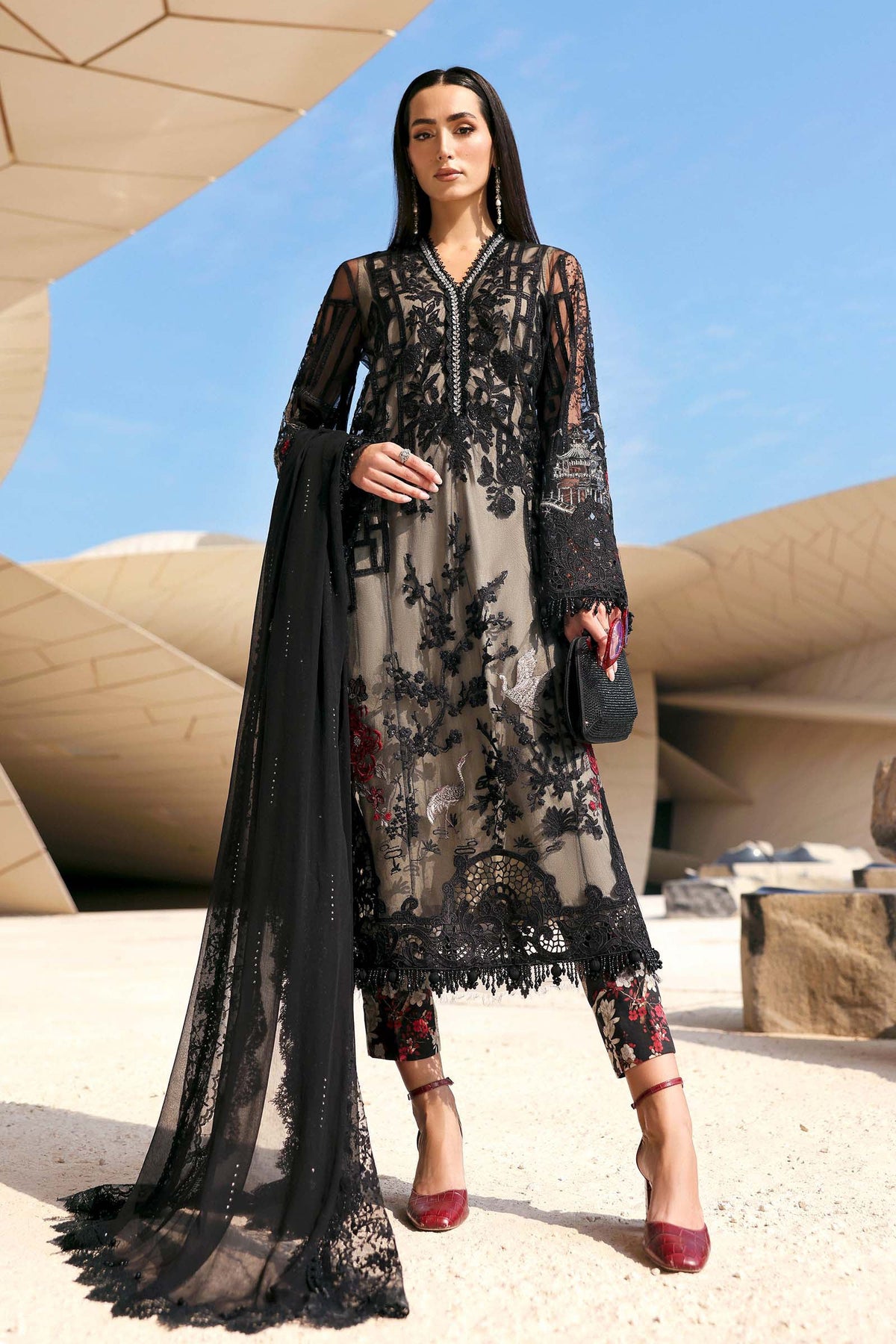 MARIA.B Eid Luxury Lawn – D2607B