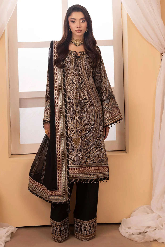Barroco By Adans Libas Embroidered Chiffon – Design 07