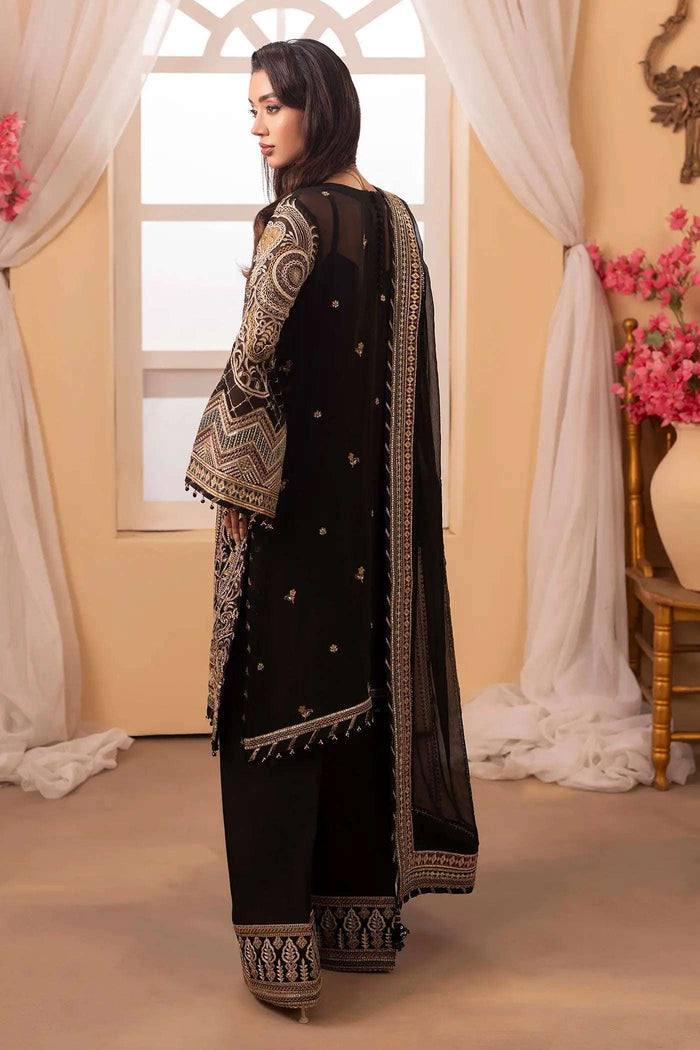 Barroco By Adans Libas Embroidered Chiffon – Design 07