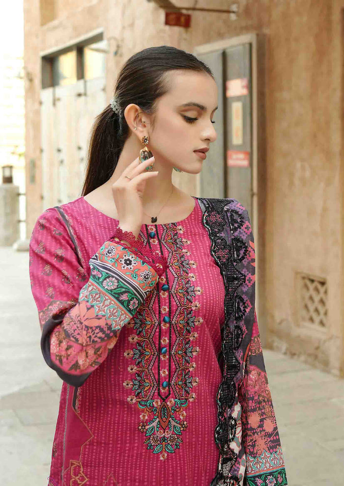 Dastaan Embroidered Airjet Stitched Lawn – D9