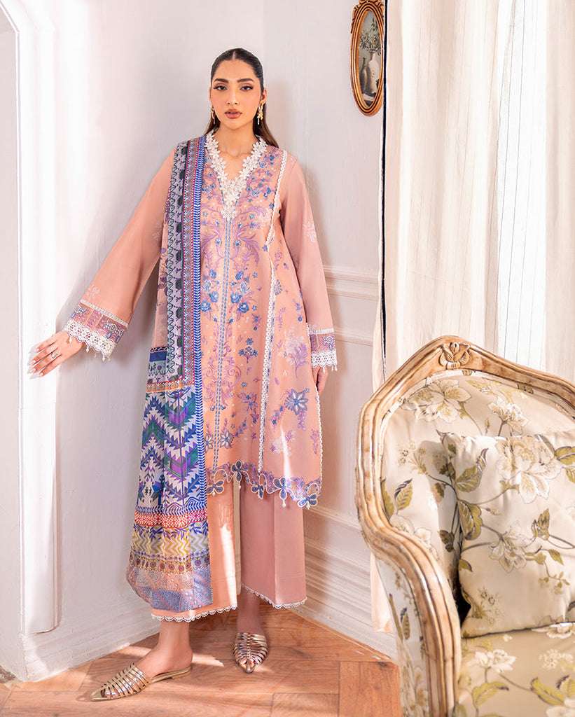 Roheenaz Aezel Cambric Lawn Collection – Wareesha