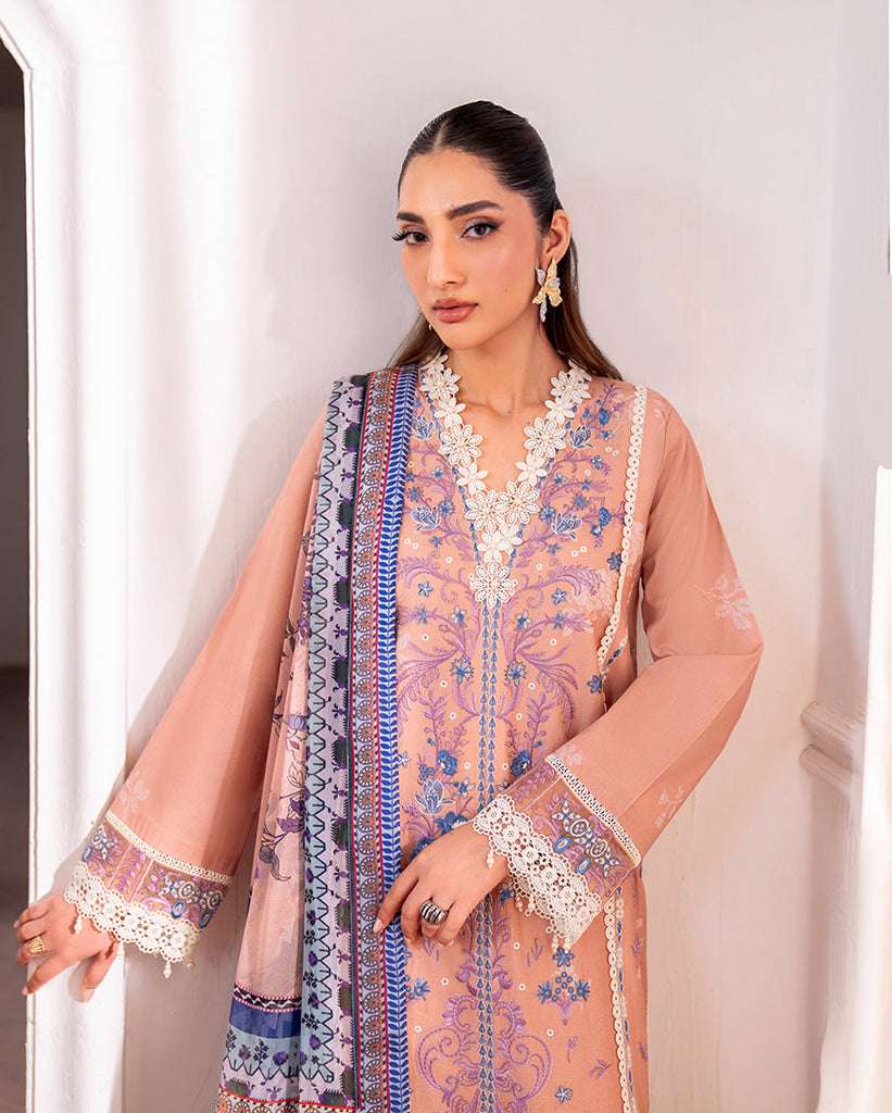 Roheenaz Aezel Cambric Lawn Collection – Wareesha