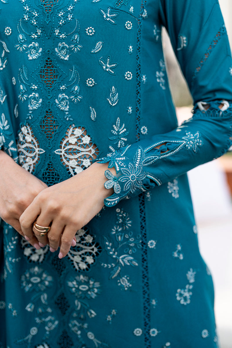 Qalamkar Chikankari Lawn Eid Edit – CS-07 ALYANA
