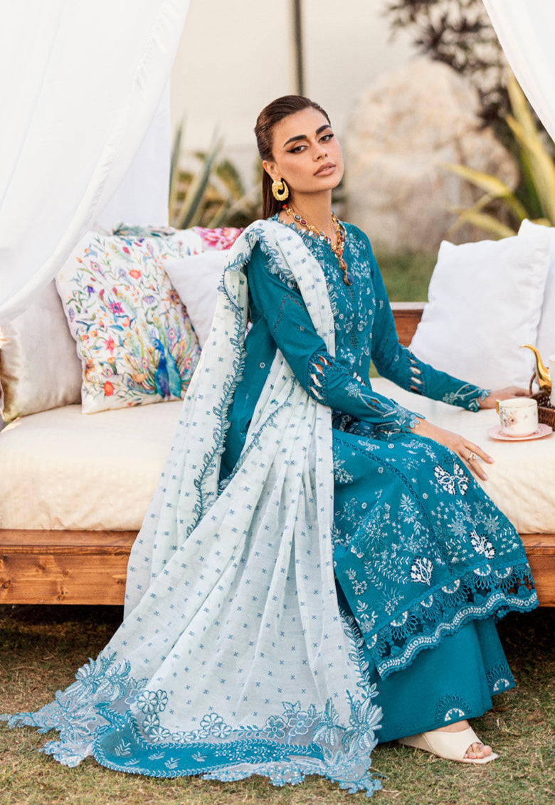 Qalamkar Chikankari Lawn Eid Edit – CS-07 ALYANA