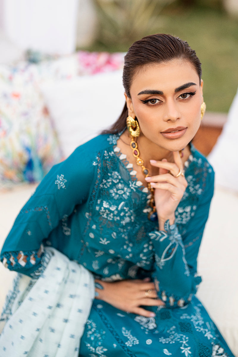 Qalamkar Chikankari Lawn Eid Edit – CS-07 ALYANA