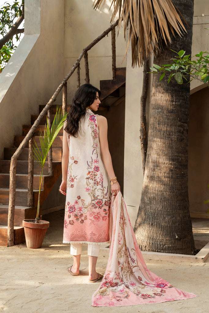 Firdous Sunspell Lawn Collection – D143 – Lychee