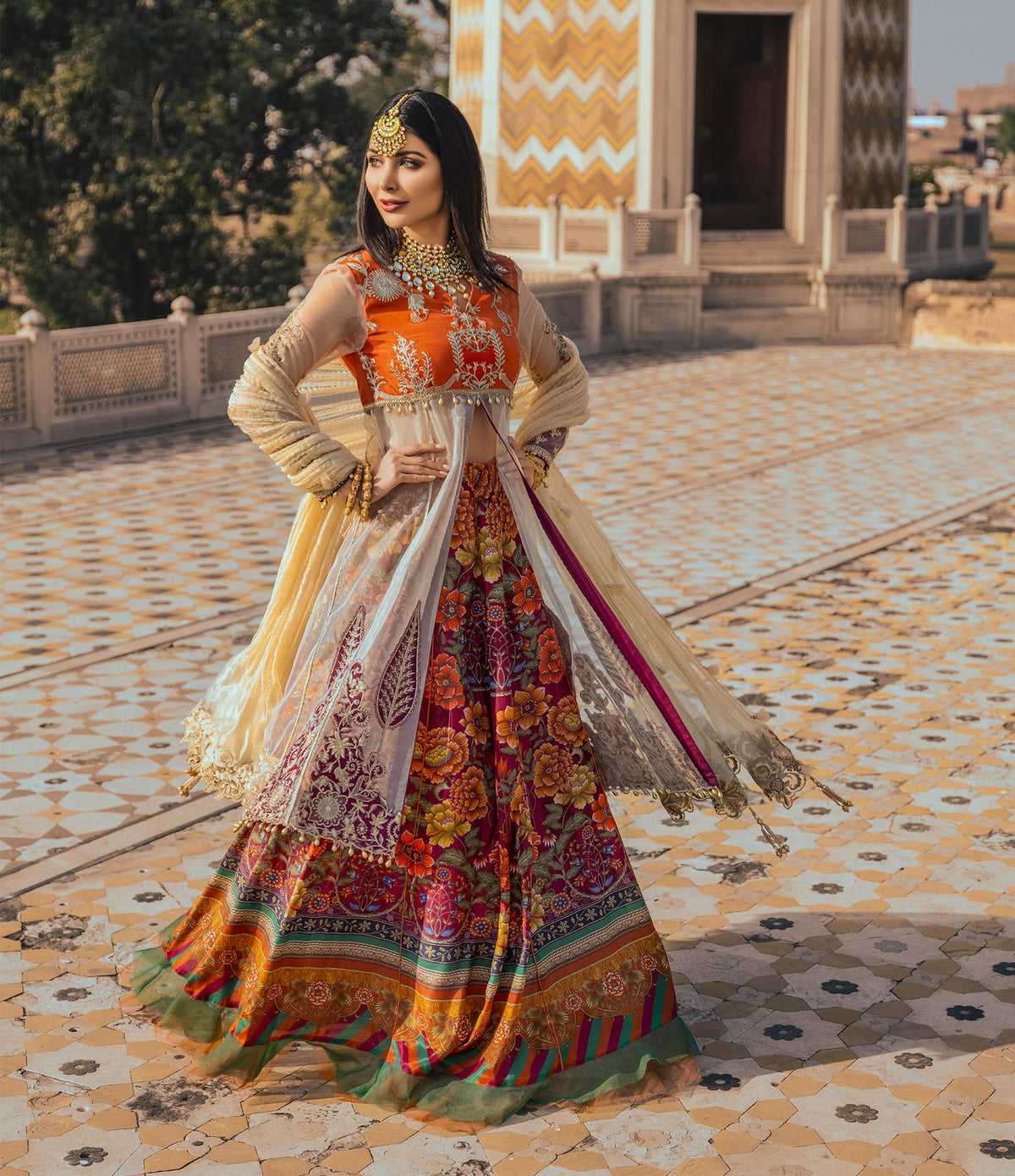 Sanaya Luxury Chiffon SS-003 ( CHANDANI )