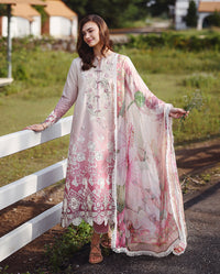 Mushq Solace Ombre Chikankari Lawn – Dew Drift