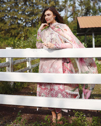 Mushq Solace Ombre Chikankari Lawn – Dew Drift