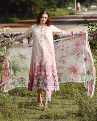 Mushq Solace Ombre Chikankari Lawn – Dew Drift