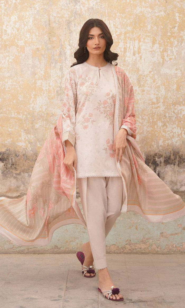 Sahar Selene Unstitched Lawn Exclusive – Pastel Poise