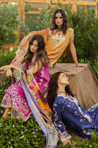 Mushq Secret Garden Hemline Spring/Summer Lawn – Mystic Rose
