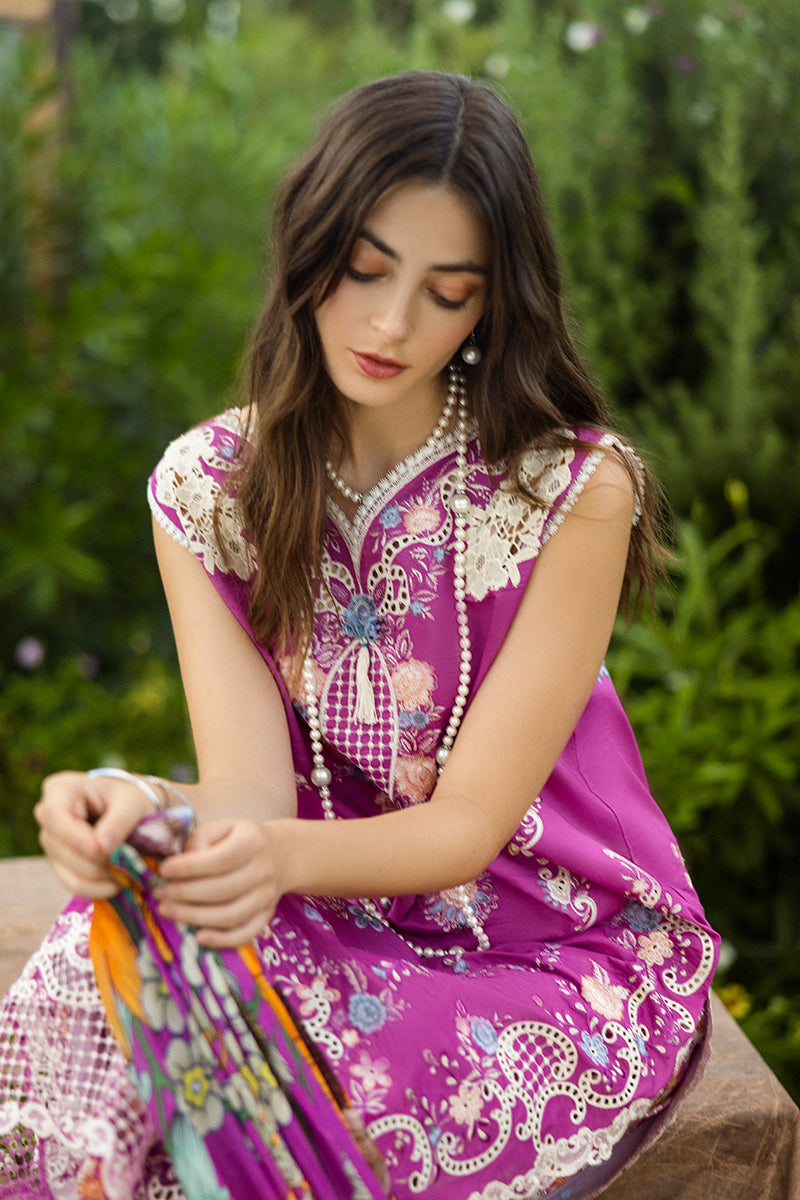 Mushq Secret Garden Hemline Spring/Summer Lawn – Mystic Rose