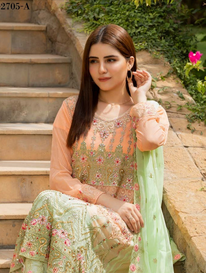 Bin Hameed Tehzeeb Luxury Chiffon – 2705A