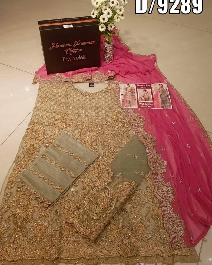 Florencia Premium Embroidered Collection – D-9289