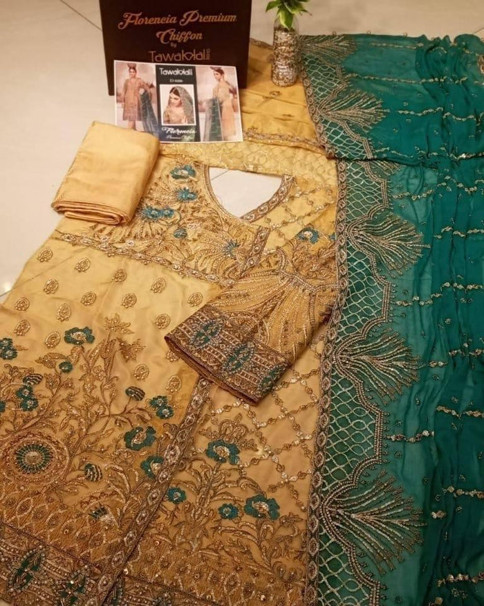 Florencia Premium Embroidered Collection – D-9286