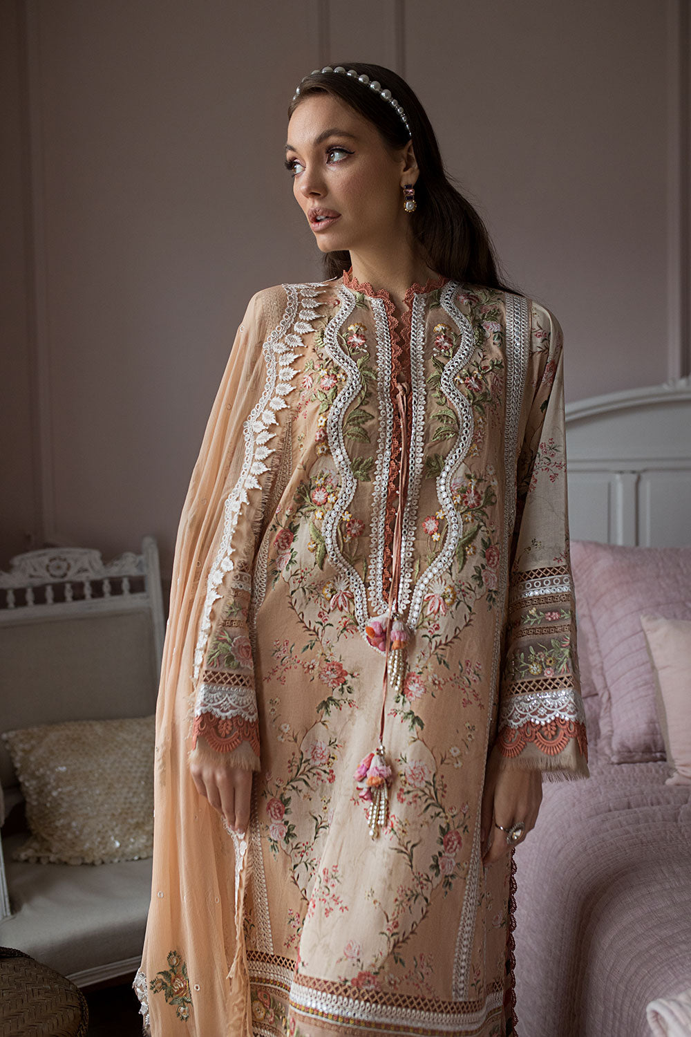 Sobia Nazir Luxury Lawn Collection 2024 – Design 14B
