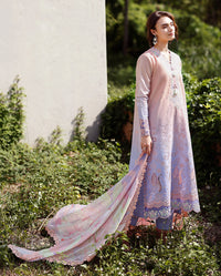Mushq Solace Ombre Chikankari Lawn – Morning Veil