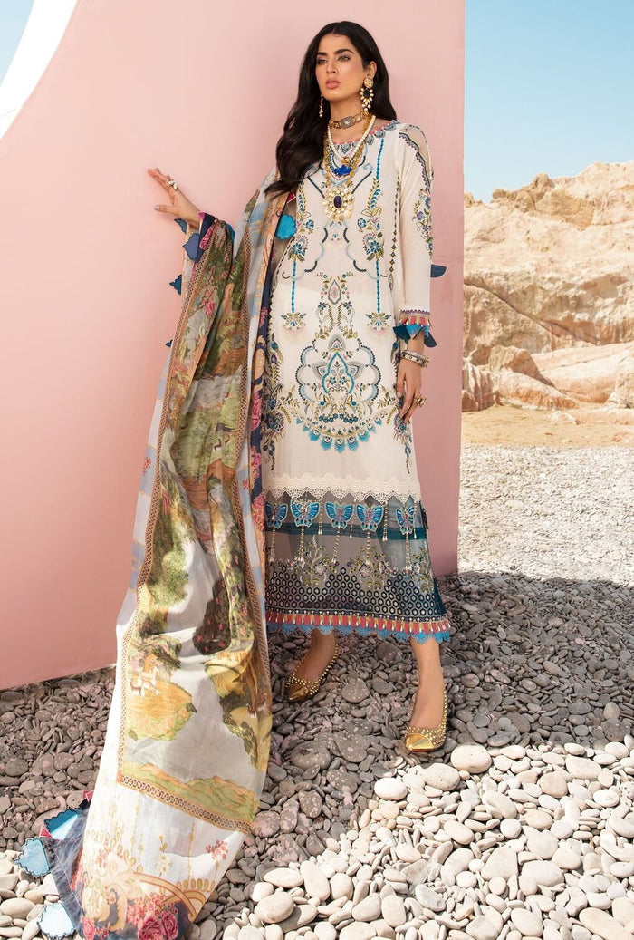 Noor Luxury Lawn by Sadia Asad – 8A