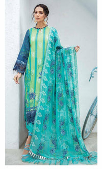 Nureh Lawn Karandi 2021 – (Sea Crystal) NW-22