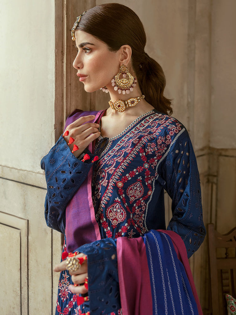 RajBari Chikankari Lawn Collection – 1B