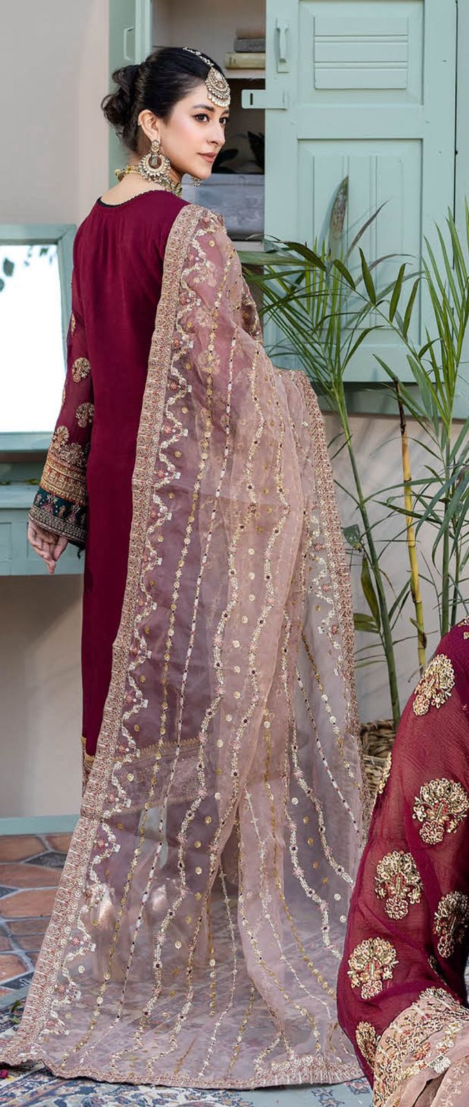 Sajavat Luxury Chiffon By Noor – Design 01