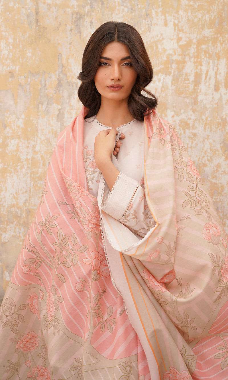 Sahar Selene Unstitched Lawn Exclusive – Pastel Poise