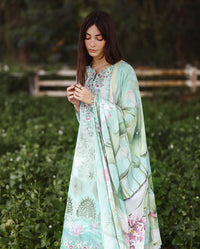 Mushq Solace Ombre Chikankari Lawn – Tranquil Muse