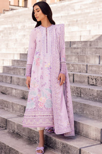 Zaha Luxury Lawn Collection 2024 – ELA (ZL24-01 A)