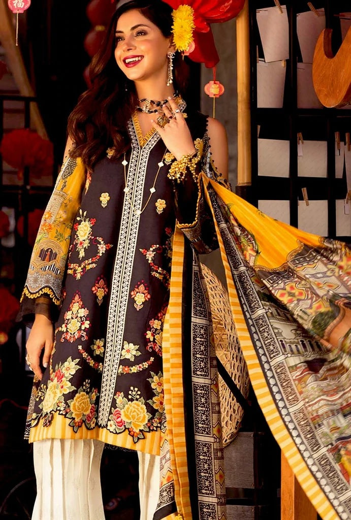 Noor by Saadia Asad Luxury Lawn NSL 07A