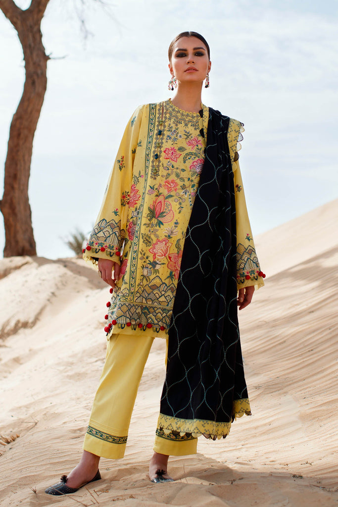 Zaha by Khadijah Shah Lawn Collection – TALAYEH-06 A