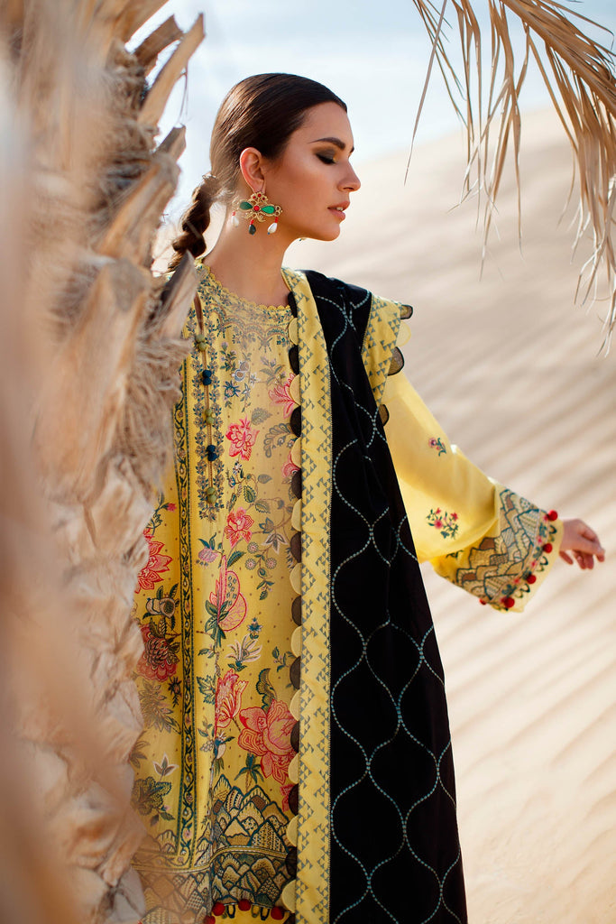 Zaha by Khadijah Shah Lawn Collection – TALAYEH-06 A
