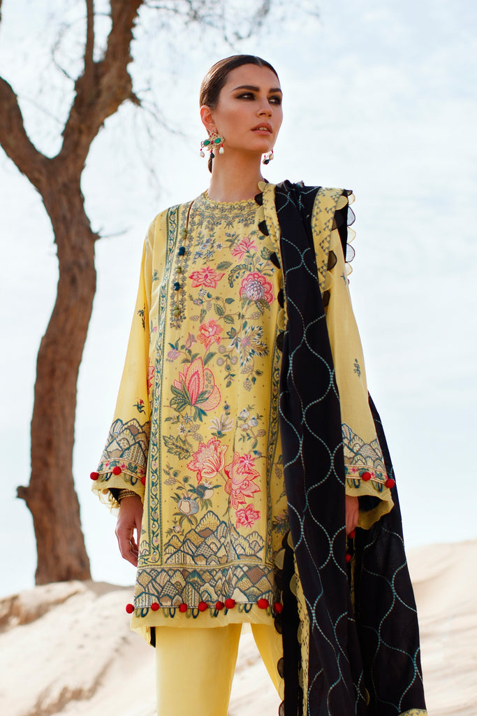 Zaha by Khadijah Shah Lawn Collection – TALAYEH-06 A